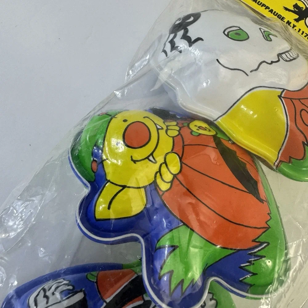 VINTAGE Ullman Co. Halloween Fillable Plastic Party Favors Ghost Skeleton‎